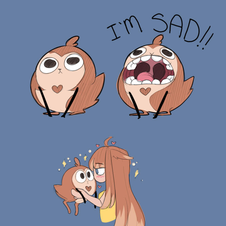 i'm sad paissa doodles