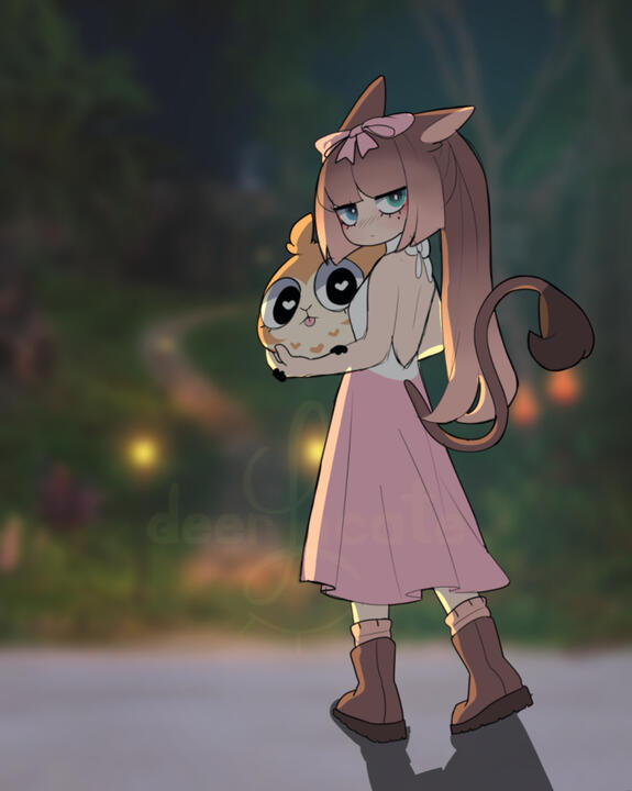 anhyu enjoying her island sanctuary