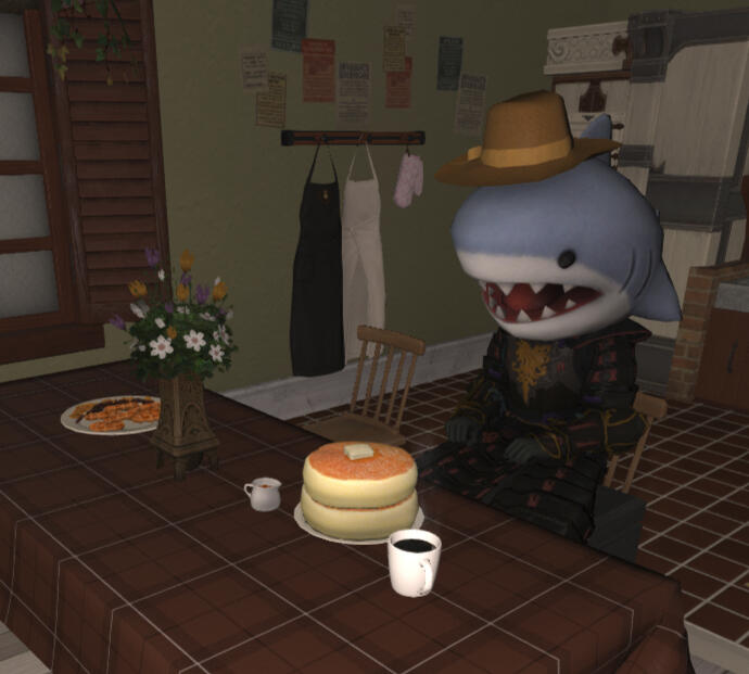 breakfast for a cowshark